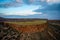 Kimberly escarpment or cliff from the air