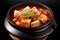 Kimchi jjigae: Kimchi stew with pork and tofu, AI generative