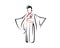 Kimono Dress, Japanese Traditional Costume Silhouette