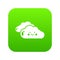KInd cloud icon green vector