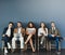 The kind of confidence you want in great candidates. Studio portrait of a group of businesspeople using wireless