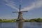 Kinderdijk stone brick windmill