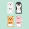 Kindergarten Animal Label Name Tags