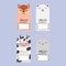 Kindergarten Animal Label Name Tags Collection