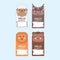 Kindergarten Animal Label Name Tags Collection Set