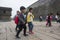 Kindergarten children playing in the Old Gate East area