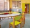 Kindergarten concept. Interior view of babys diner