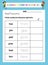 Kindergarten Sight Words Practice Worksheet