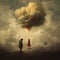 Kindness In The Clouds: A Moody Conceptual Digital Art Painting