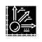 kinematics theory mechanical engineer glyph icon vector illustration