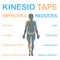 Kinesiology taping improves muscle contraction.