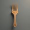 Kinetic Wooden Fork In Afrofuturism Style