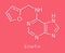 Kinetin N6-furfuryladenine plant hormone molecule. Promotes cell division in plants. Used in skin care and cosmetics for.