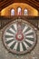 King Arthur\'s round table on temple wall in Winchester England U