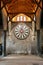 King Arthur\'s round table on temple wall in Winchester England U