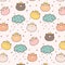 King Bear Pattern Background For Kids.