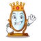 King big dressing mirror isolated on mascot