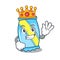 King candy mascot cartoon style