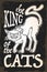 THe king of the cats retro card