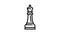 king chess line icon animation