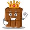 King chocolate character cartoon style