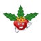 King christmas holly berry in the cartoon