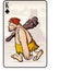 King of clubs playing card from the primitive man