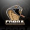 King Cobra head esport mascot logo design