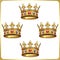 King crown geometric pattern