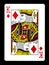 King of Diamonds playing card,