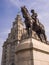 King Edward VII and Liver Building, Liverpool