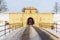 King Gate at Kastellet in Copenhagen in winter