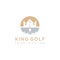 king golf logo design