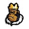 King Gorilla mascot logo