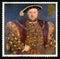 King Henry VIII UK Postage Stamp