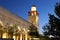 King Hussein Bin Talal mosque in Amman (at night), Jordan