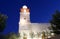 King Hussein Bin Talal mosque in Amman (at night), Jordan