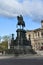 King Johann statue in front of Semperoper in Dresden