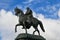 King Johann statue in front of Semperoper in Dresden