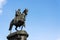 King Johann statue, John of Saxony Monument in Dresden, Germany