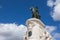 King Jose statue at Commerce square - Praca do commercio in Lisbon - Portugal