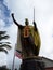 King Kamehameha Statue in historic town Kapaau