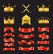 King and Knight Golden Authority Symbol Treasures