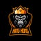 KING KONG GORILLA MASCOT LOGO VECTOR