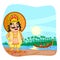 King Mahabali for Onam festival