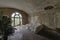 King Master Bed with Arched Windows & Hardwood Floors - Abandoned Mansion