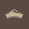 King of Mount Logo Vector vector logo design for business