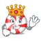 King peppermint candy mascot cartoon