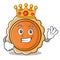 King pumpkin pie character cartoon