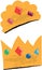 King and Queen Crowns Children\'s Illustrations